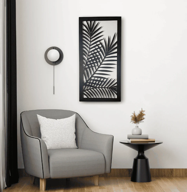Palm Harmony Leaf | 16" x 32" (W × L)