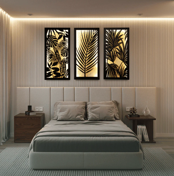 Jungle Chic Wall Art (Set of 3 Frames)