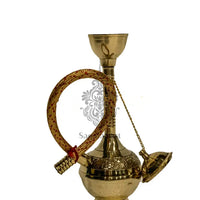 Handcrafted Brass 7" Hukka