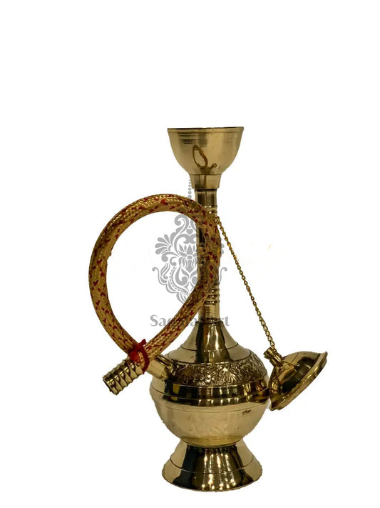 Handcrafted Brass 7" Hukka