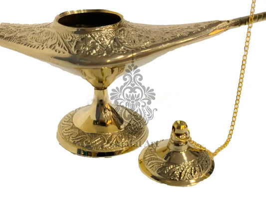 Handicrafted Brass Alla Din Lamp