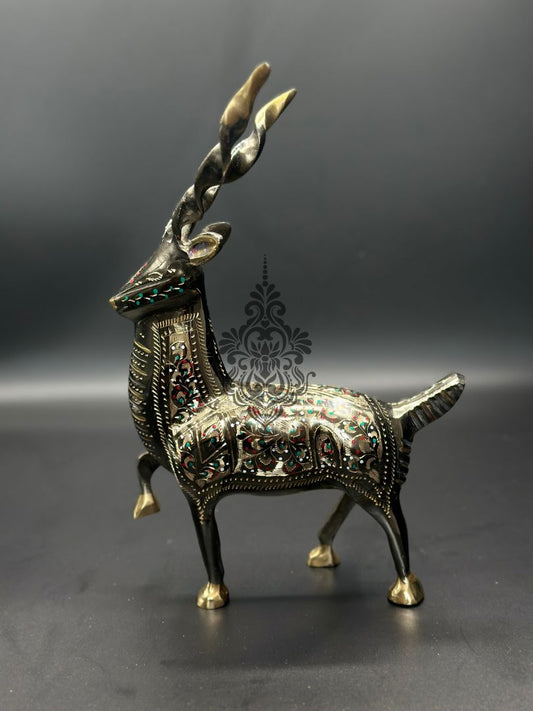 Brass Markhor Miniature