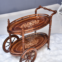 Solid Wood Diana Solid Wood Tea Trolley