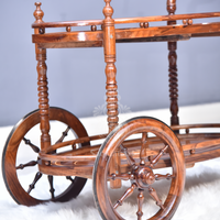 Solid Wood Diana Solid Wood Tea Trolley