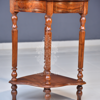 Wooden Drawer Corner Table