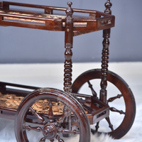 Maharaj Hand Carved Tea Trolley
