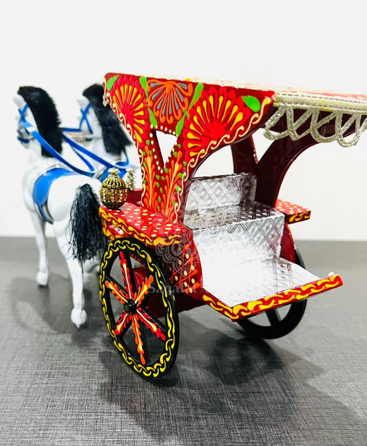 Double Horse Carriage/Tanga - Truck Art