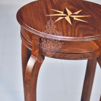 Sheesham Wood Star Flower Tables