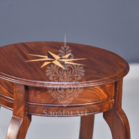 Sheesham Wood Star Flower Tables