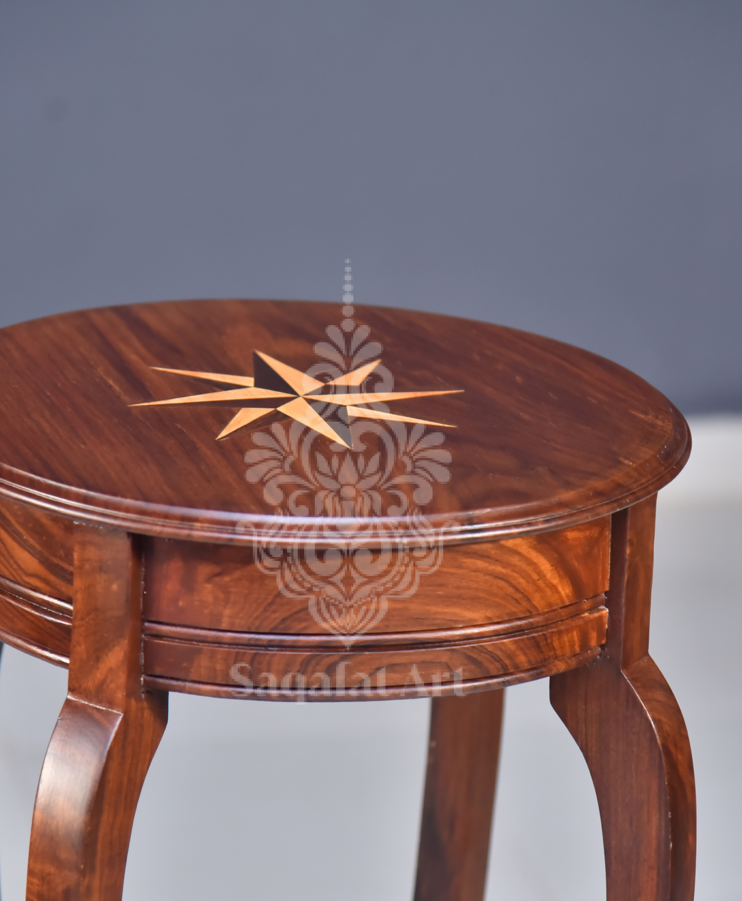 Sheesham Wood Star Flower Tables