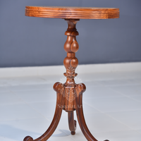wooden Round Chess Inlaid Table