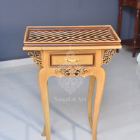 Wooden Beige Color Flower Tables