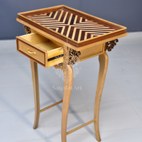 Wooden Beige Color Flower Tables