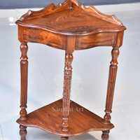 Wooden Drawer Corner Table