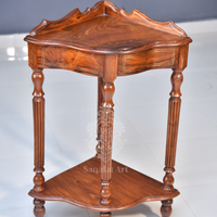 Wooden Drawer Corner Table