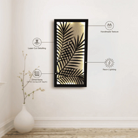 Palm Harmony Leaf | 16" x 32" (W × L)