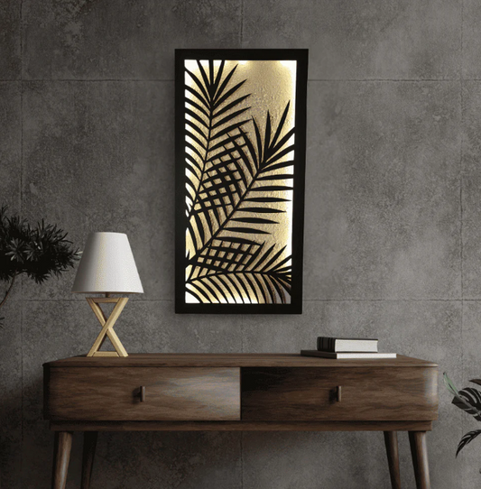 Palm Harmony Leaf | 16" x 32" (W × L)