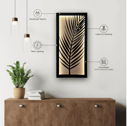 Palm Leaf | 16" x 32" (W × L)