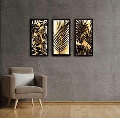 Jungle Chic Wall Art (Set of 3 Frames)
