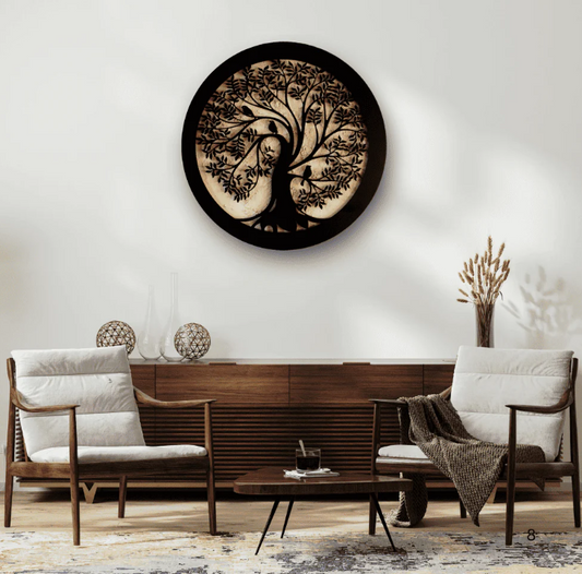 Sparrow Whispering Tree of Life | 24" Diameter (2 feet)